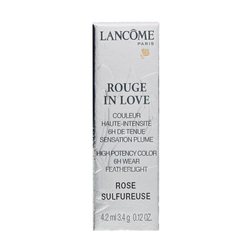 Lancôme Rouge In Love 379N Rose Sulfureuse Lipstick 3.4g - Box