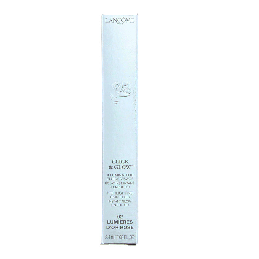 Lancôme Click & Glow #02 Lumiere D'Or Rose Highlighting Skin Fluid 2.4ml - Box