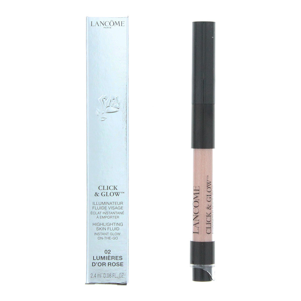 Lancôme Click & Glow #02 Lumiere D'Or Rose Highlighting Skin Fluid 2.4ml