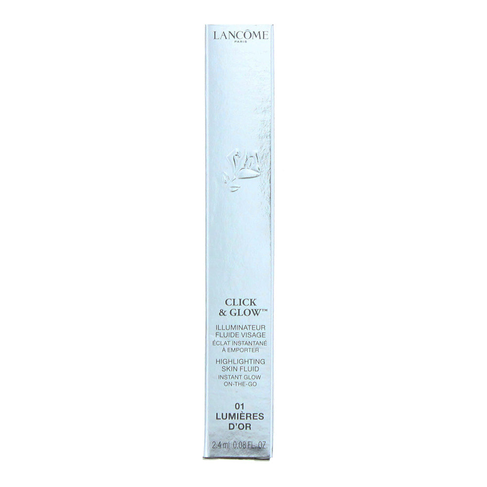 Lancôme Click & Glow #01 Lumiere D'Or Highlighting Skin Fluid 2.4ml - Box