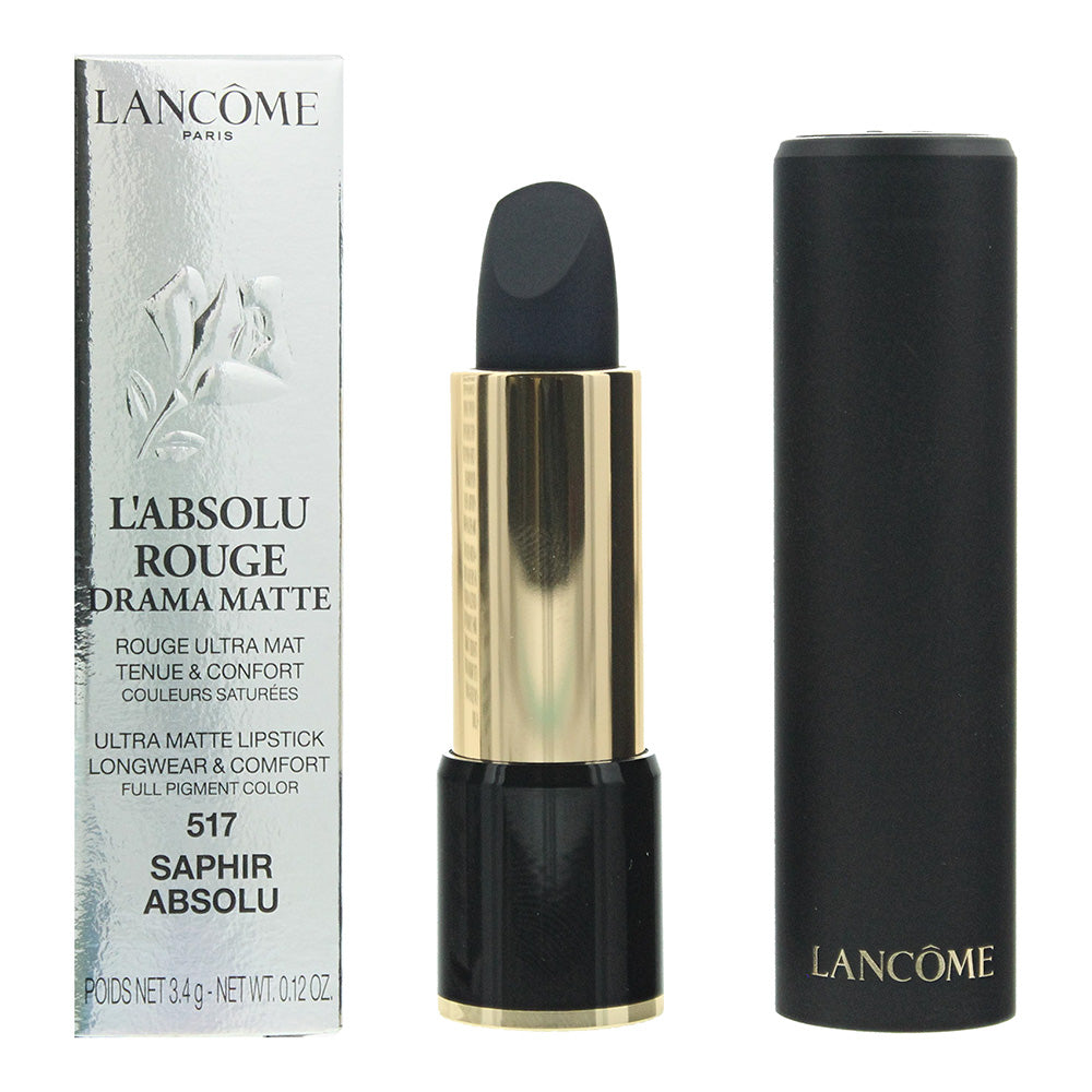 Lancôme L'Absolu Rouge Drama Matte 517 Saphir Lipstick 3.4g