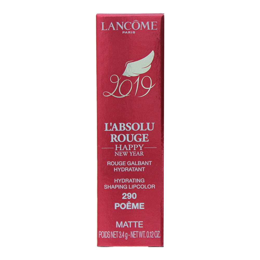 Lancôme L'absolu Rouge 2019 Edition #290 Poeme Lipstick 3.4g - Box