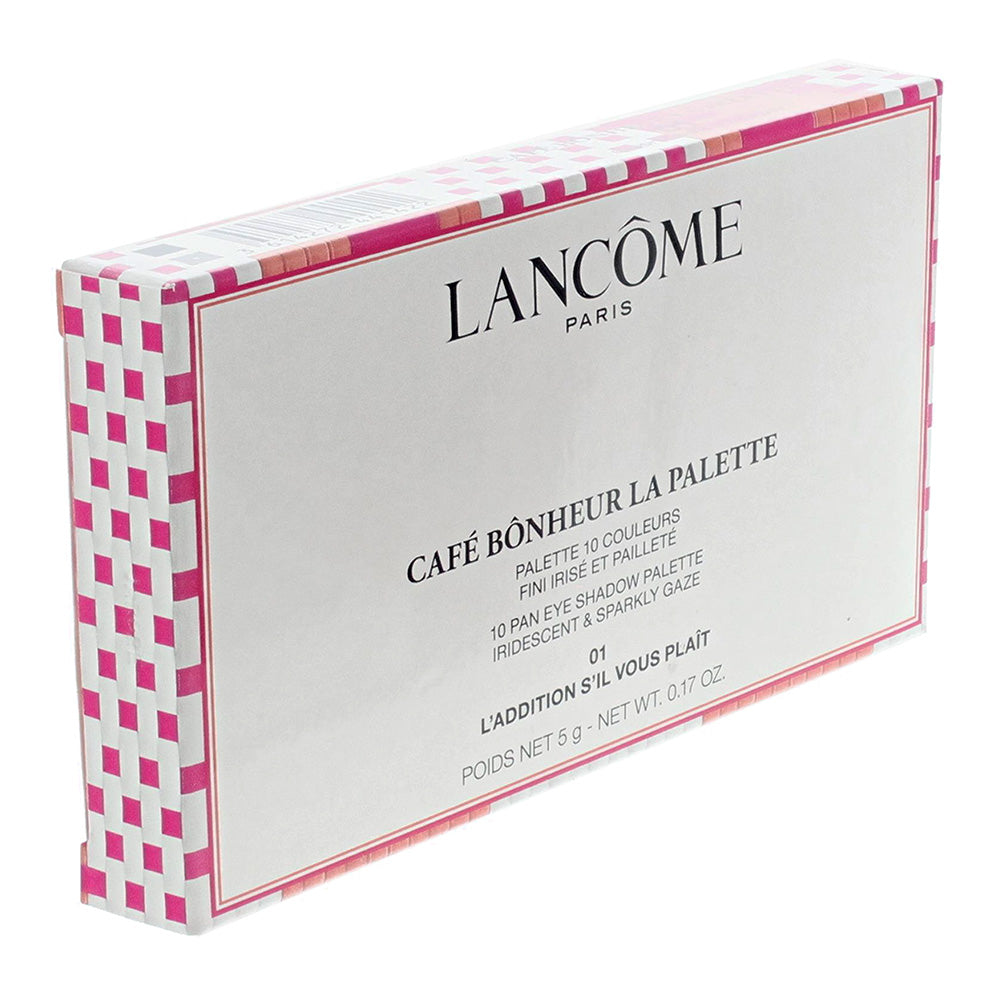 Lancôme Café Bonheur Eye Palette: #01 L'Addition Sil Vous Plait - 10 Pan Eye Shadow Set