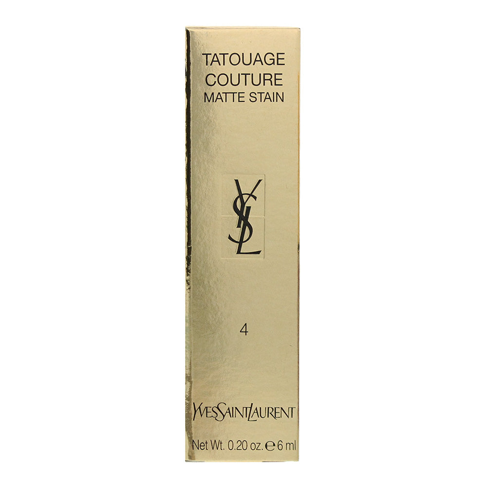 Yves Saint Laurent Tatouage Couture N4 Purple Identity Liquid Lipstick 6ml - Box