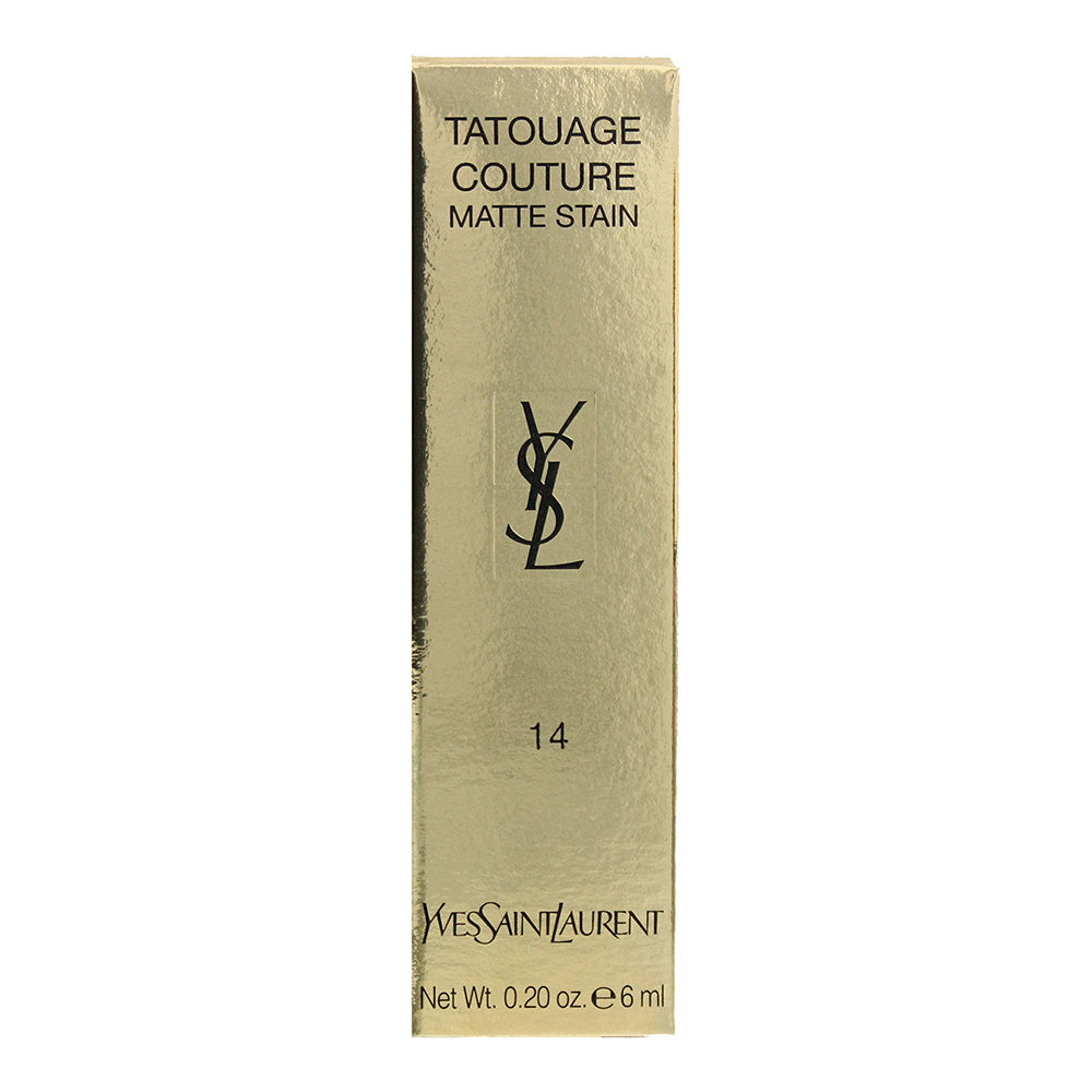 Yves Saint Laurent Tatouage Couture N14 Decadent Fushia Liquid Lipstick 6ml - Box