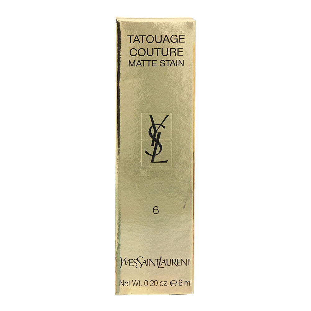 Yves Saint Laurent Tatouage Couture N6 Fuchsia Mark Liquid Lipstick 6ml - Box