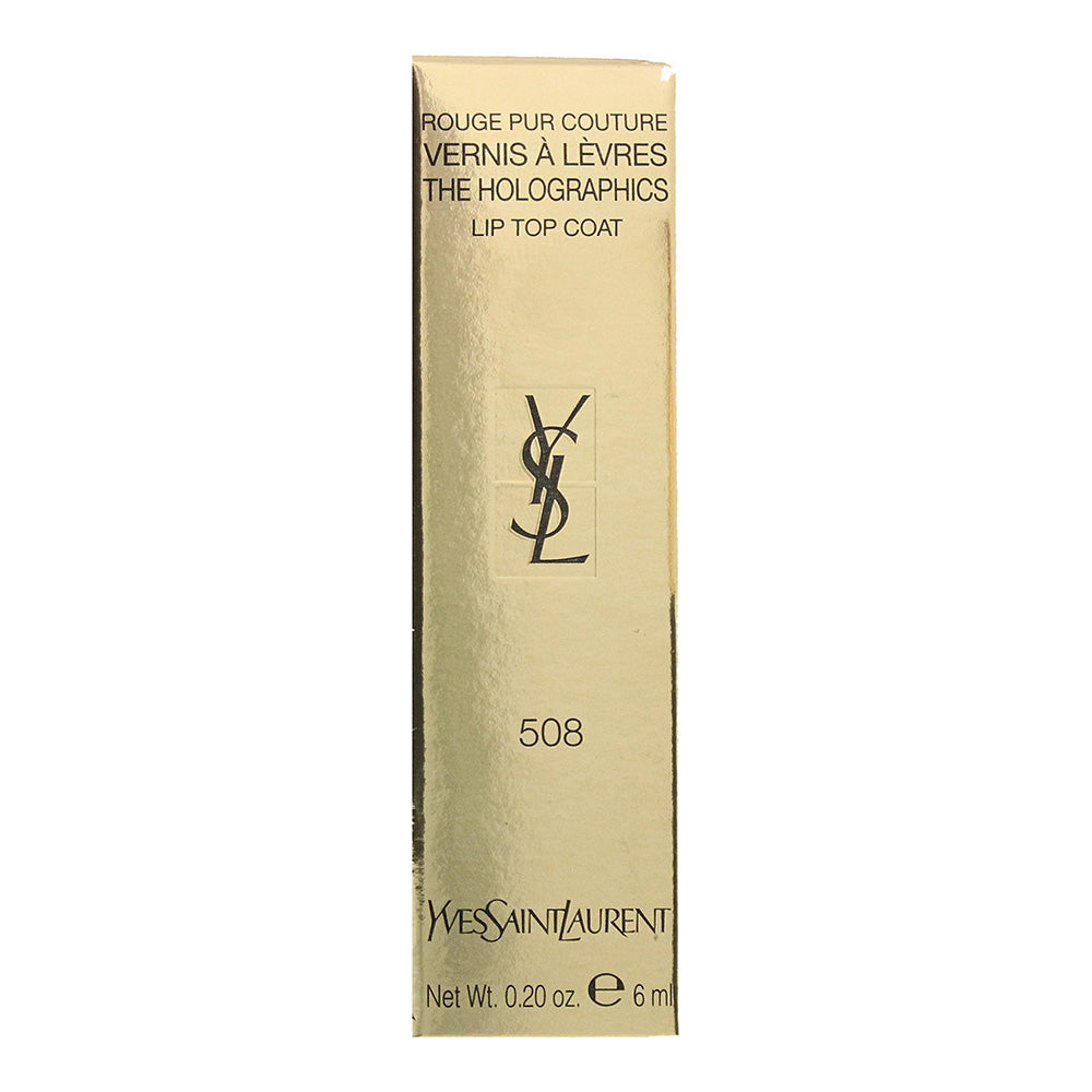 Yves Saint Laurent The Holographics #508 Black Liquid Lipstick Glossy Stain 6ml - Box