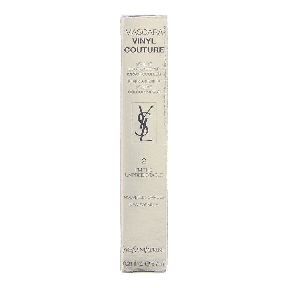 Yves Saint Laurent Vinyl Couture #02 Unpredictably Burgundy Mascara 6.7ml - Box