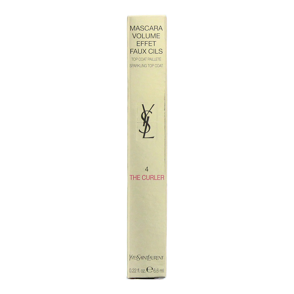 Yves Saint Laurent The Curler Silver Top Coat Mascara 6.6ml - Box
