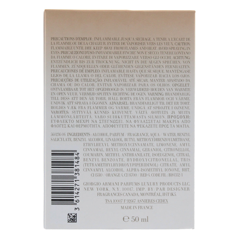 Giorgio Armani Sun Di Gioia Eau De Parfum 50ml