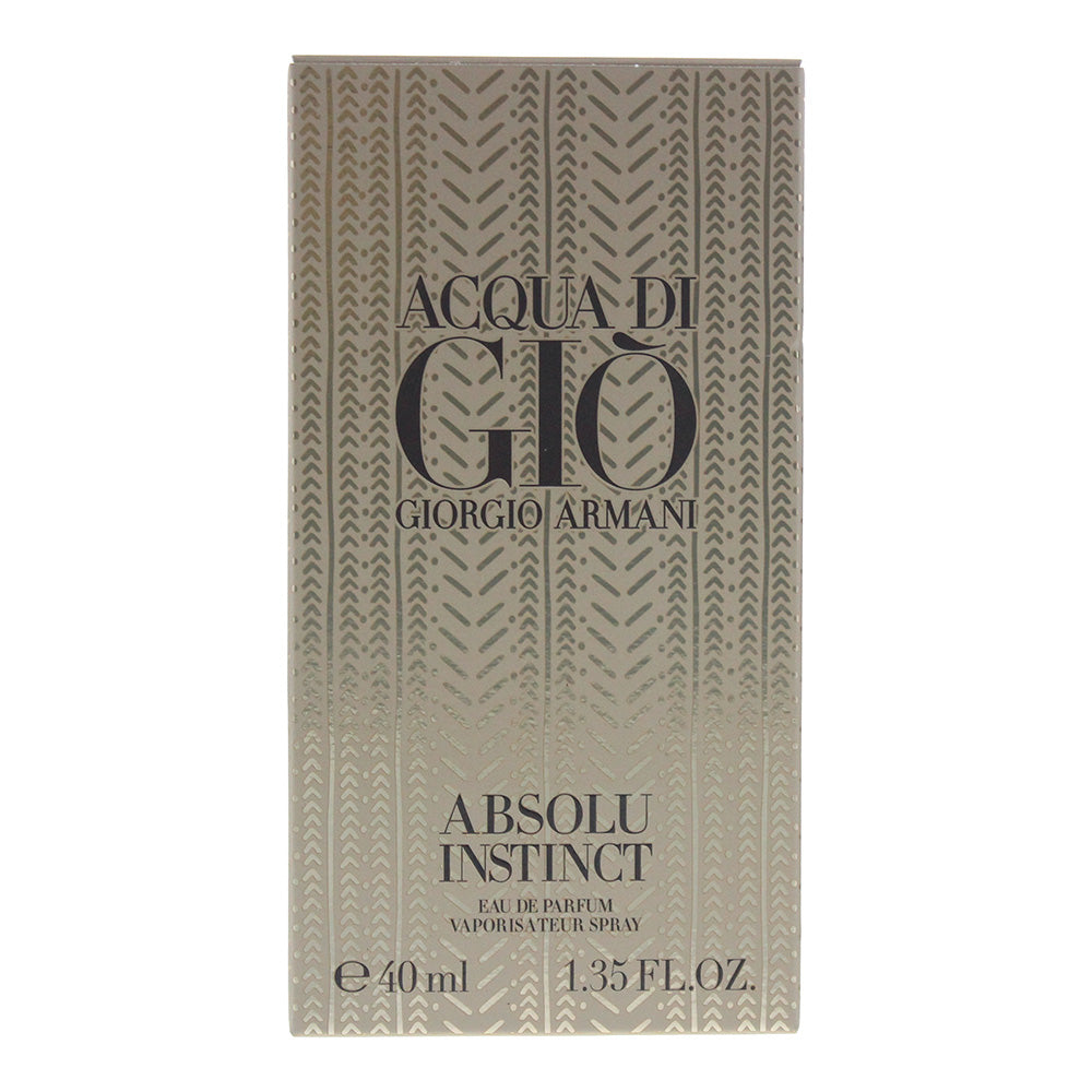 Giorgio Armani Acqua Di Gio Absolu instinct Eau de Parfum 40ml - Box