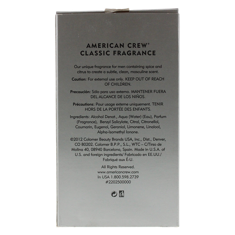 American Crew Classic Fragrance 100ml