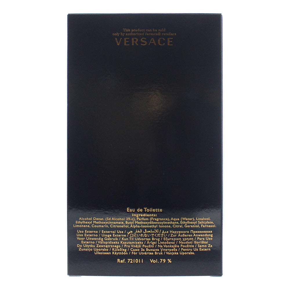 Versace Dylan Blue Pour Homme Eau de Toilette 200ml - Ingredients