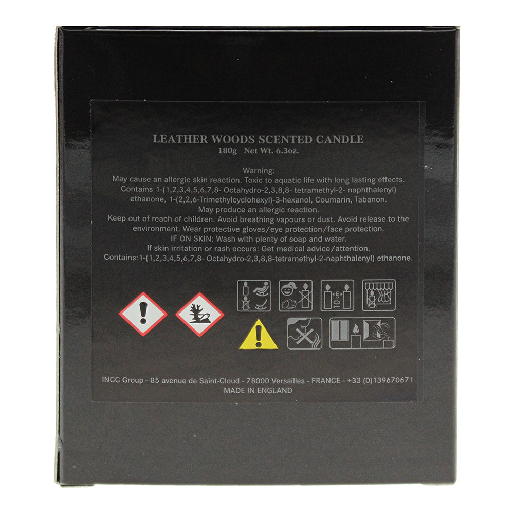 Mercedes Benz Leather Woods Scented Candle 180G