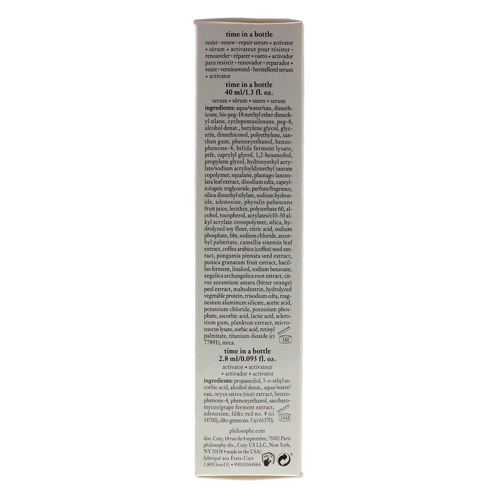 Philosophy Time In A Bottle Face Serum 40ml