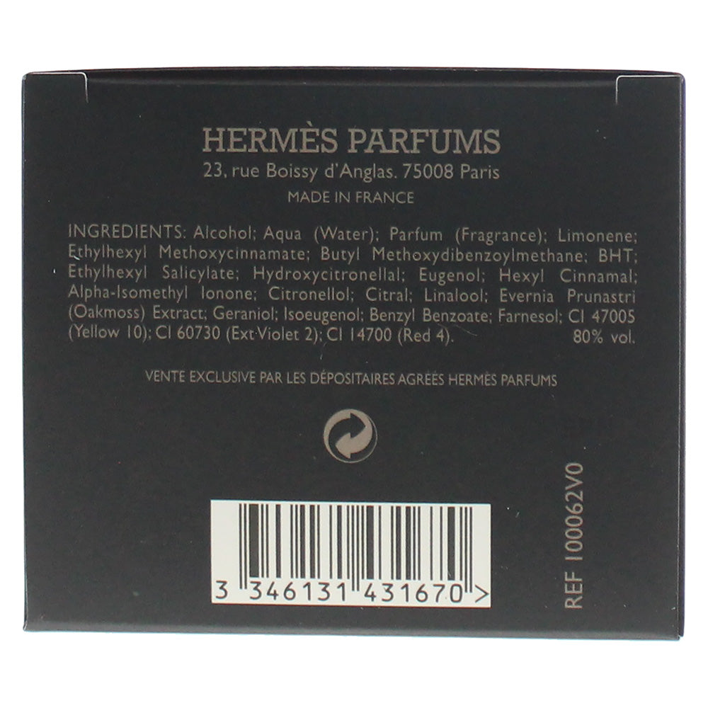 Hermès Terre D'hermès Eau Intense Vetiver Eau De Parfum 2 Piece Gift Set: Refillable Eau De Parfum 30ml - Refill Eau De Parfum 125ml