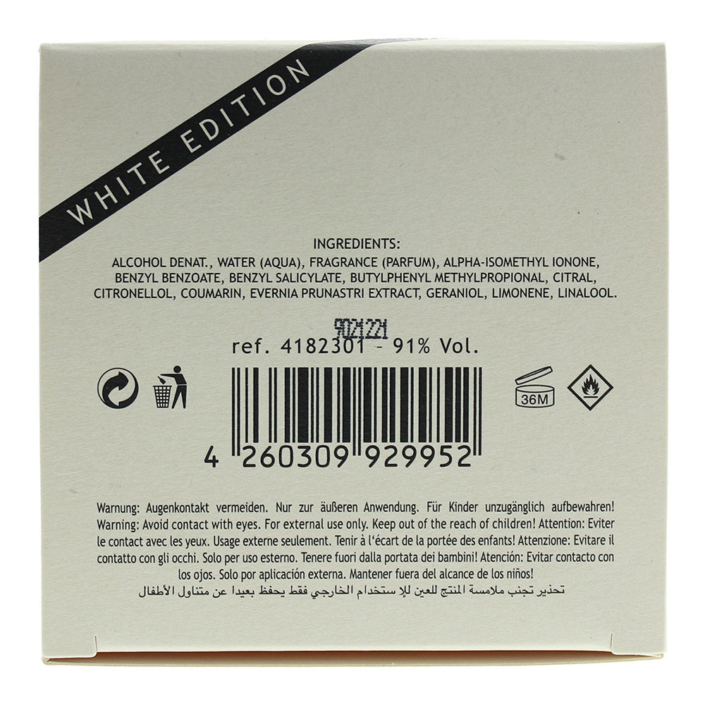 Dunlop White Edition Eau De Toilette 100ml