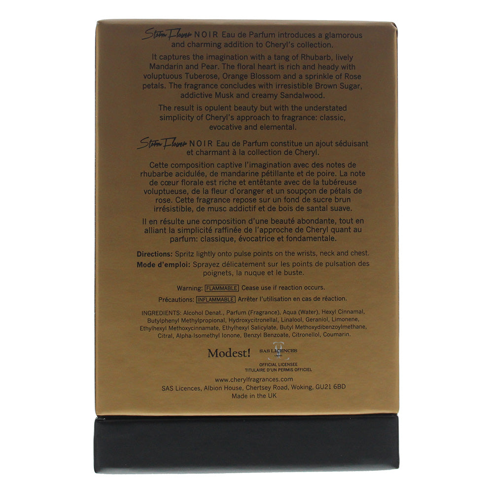 Cheryl Storm Flower Noir Eau De Parfum 50ml