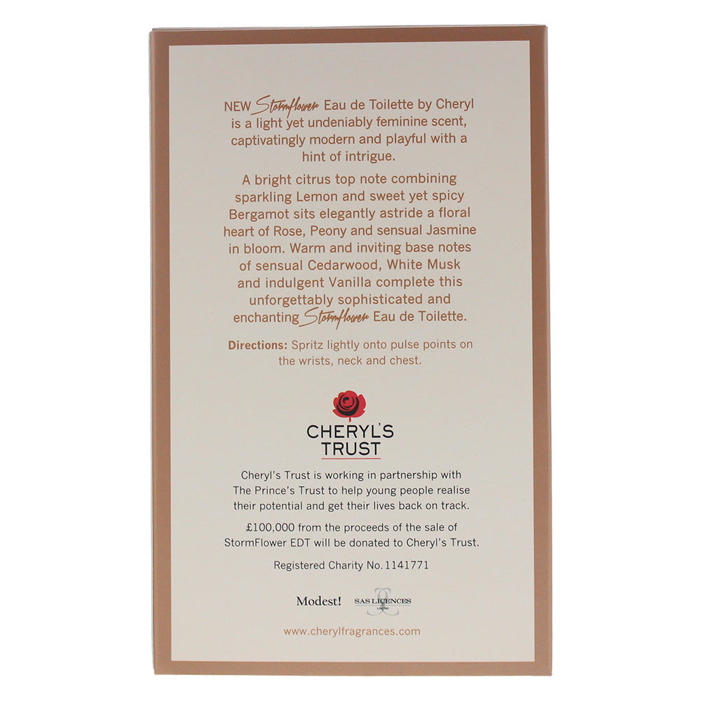 Cheryl Storm Flower Eau De Toilette 100ml