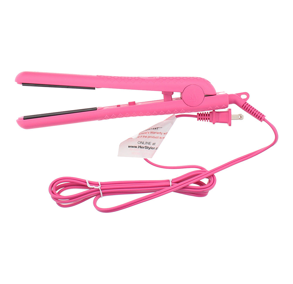Herstyler Forever Hot Pink Ceramic Styling Iron  - Product