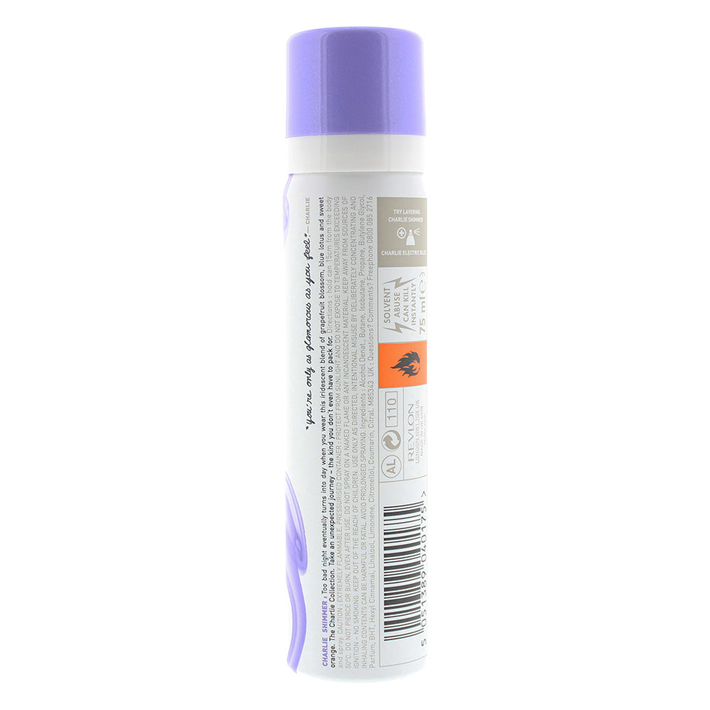 Revlon Charlie Shimmer Body Spray 75ml