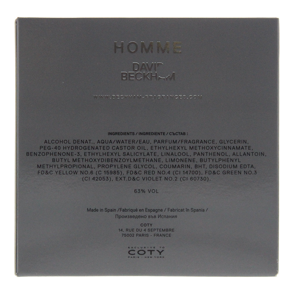 David Beckham Homme Aftershave Lotion 50ml