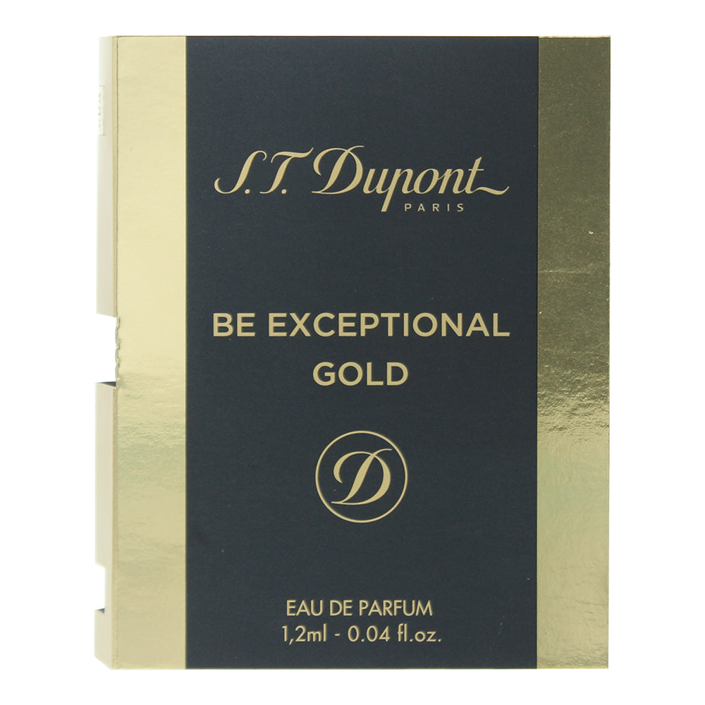 S.T. Dupont Be Exceptional Gold Eau De Parfum 1.2ml Vial