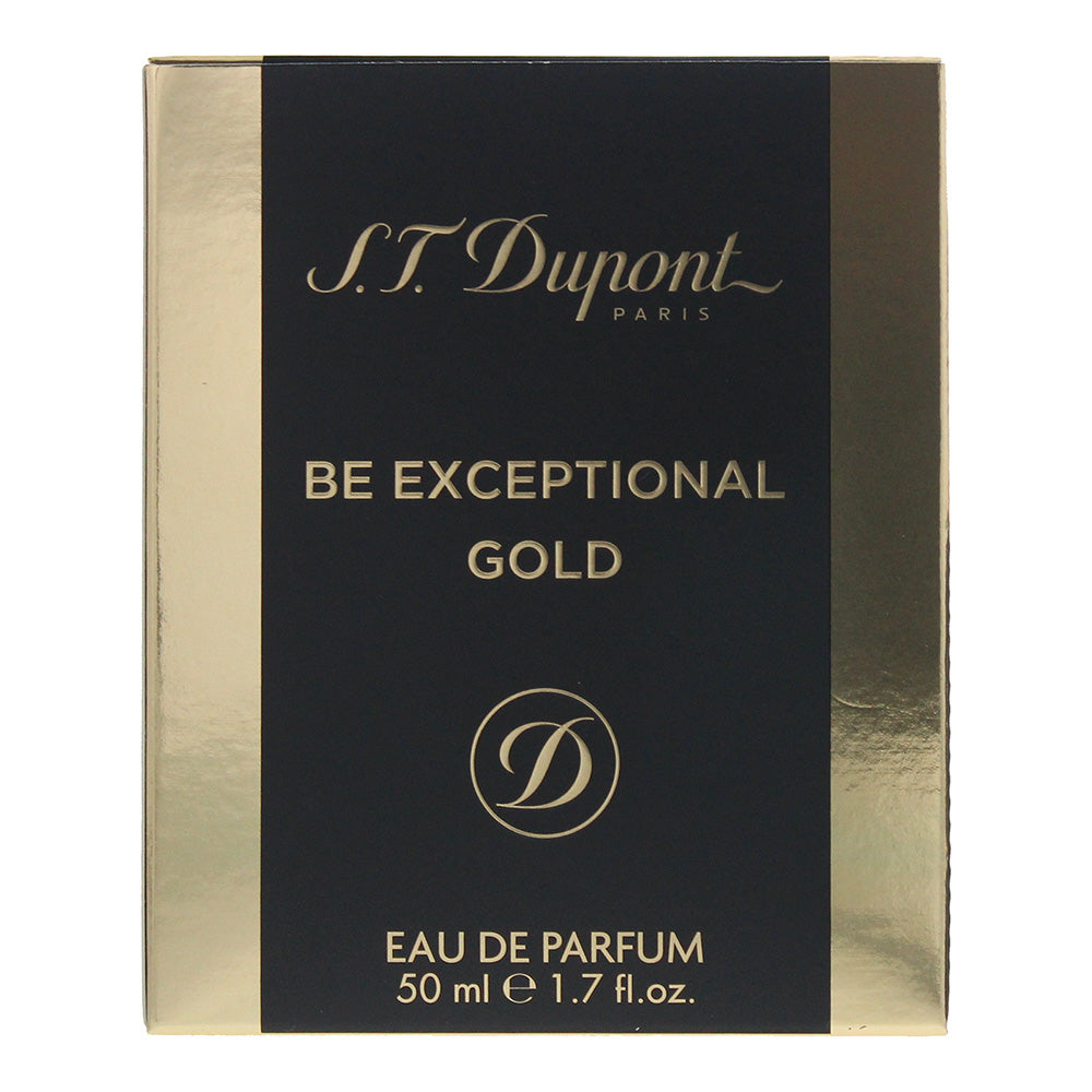 S.T. Dupont Be Exceptional Gold Eau de Parfum 50ml - Box