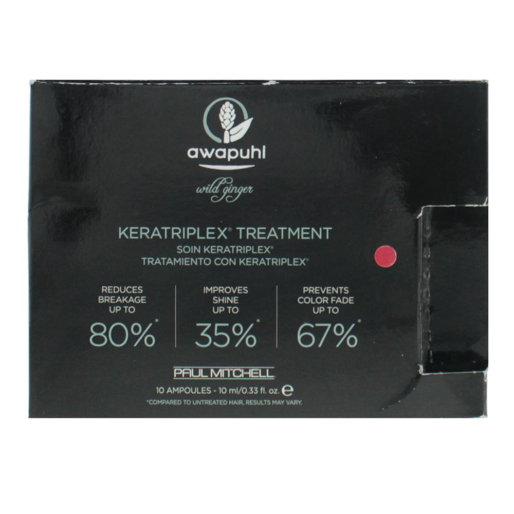 Paul Mitchell Awapuhi Wild Ginger Keratriplex Treatment 10 x 10ml - Box