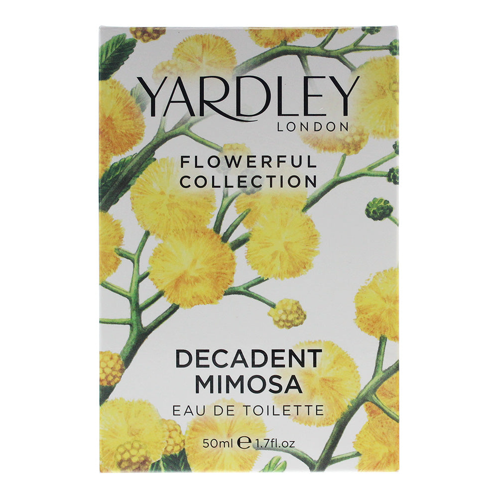 Yardley Decadent Mimosa Eau de Toilette 50ml - Box
