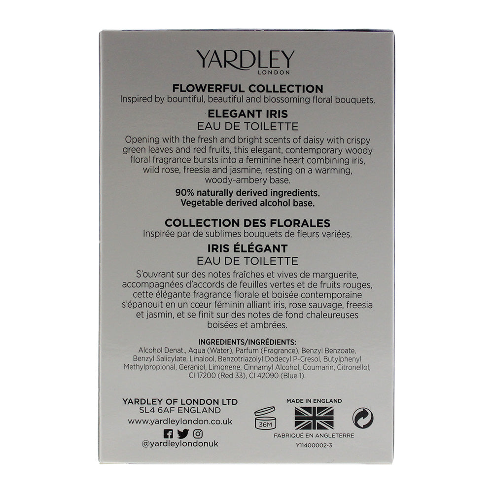 Yardley Elegant Iris Eau De Toilette 50ml