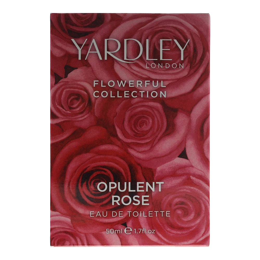 Yardley Opulent Rose Eau de Toilette 50ml - Box