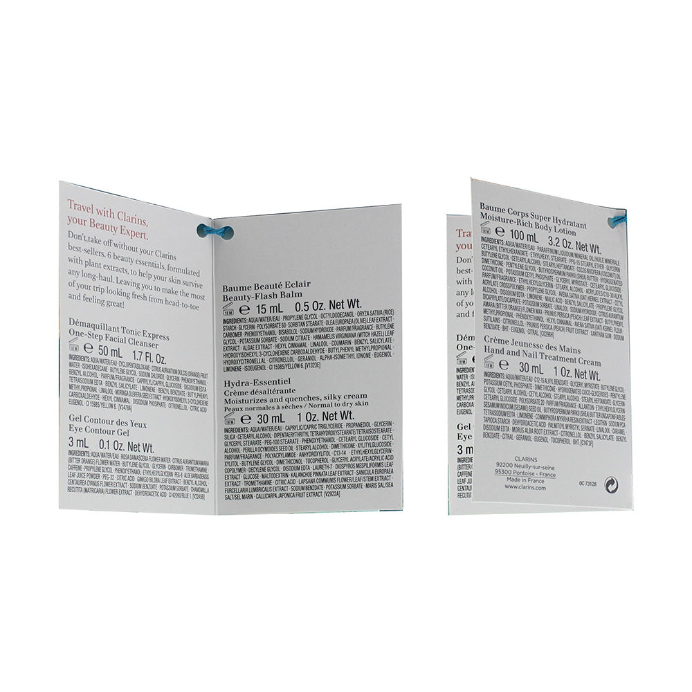 Clarins 6 Piece Gift Set: Head to Toe Moisturising Essentials Set