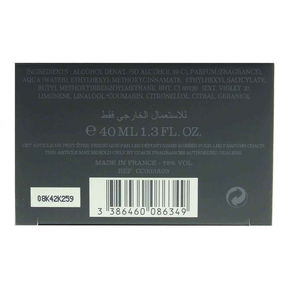 Coach For Men Eau de Toilette 40ml