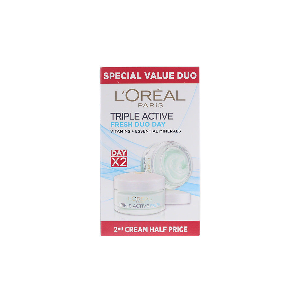 L'oreal Triple Action Fresh Cream 50ml X 2 - Box