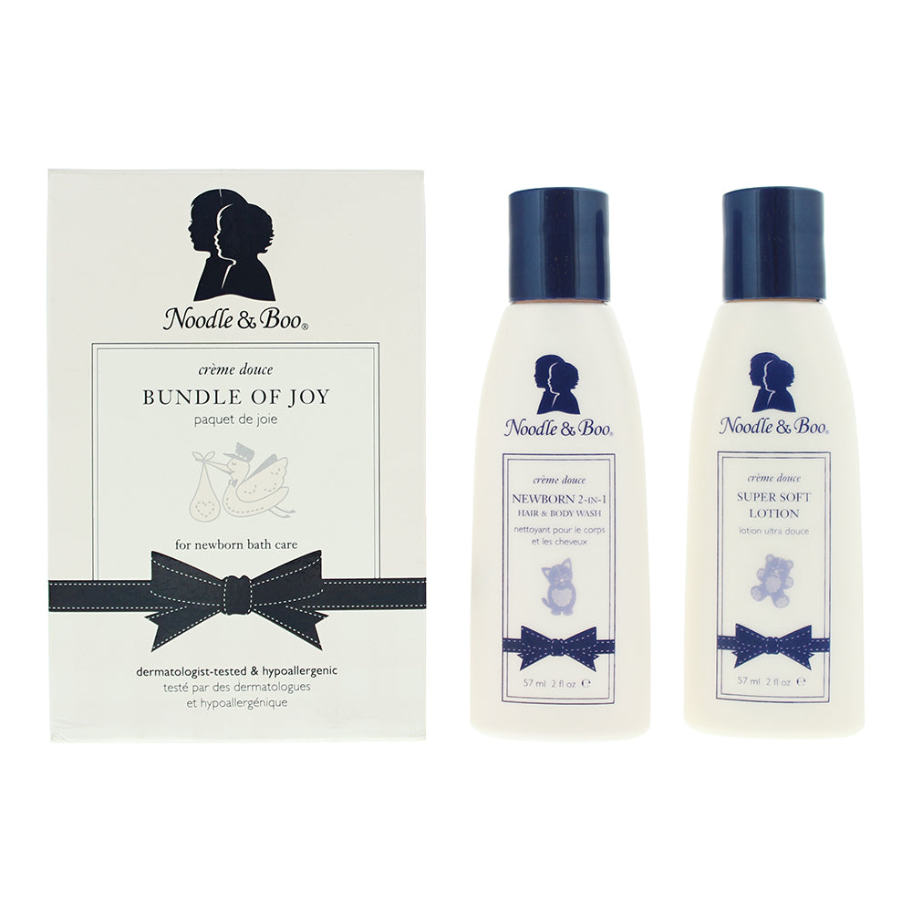 Noodle & Boo Bundle of Joy 2 Piece Gift Set: Super Soft Lotion 60ml - Newborn Ha