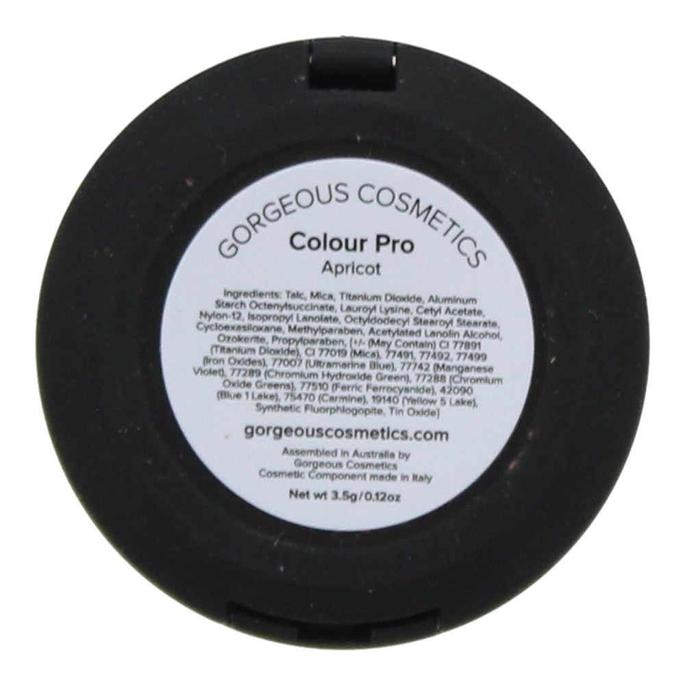 Gorgeous Cosmetics Colour Pro Apricot Eyeshadow 3.5g