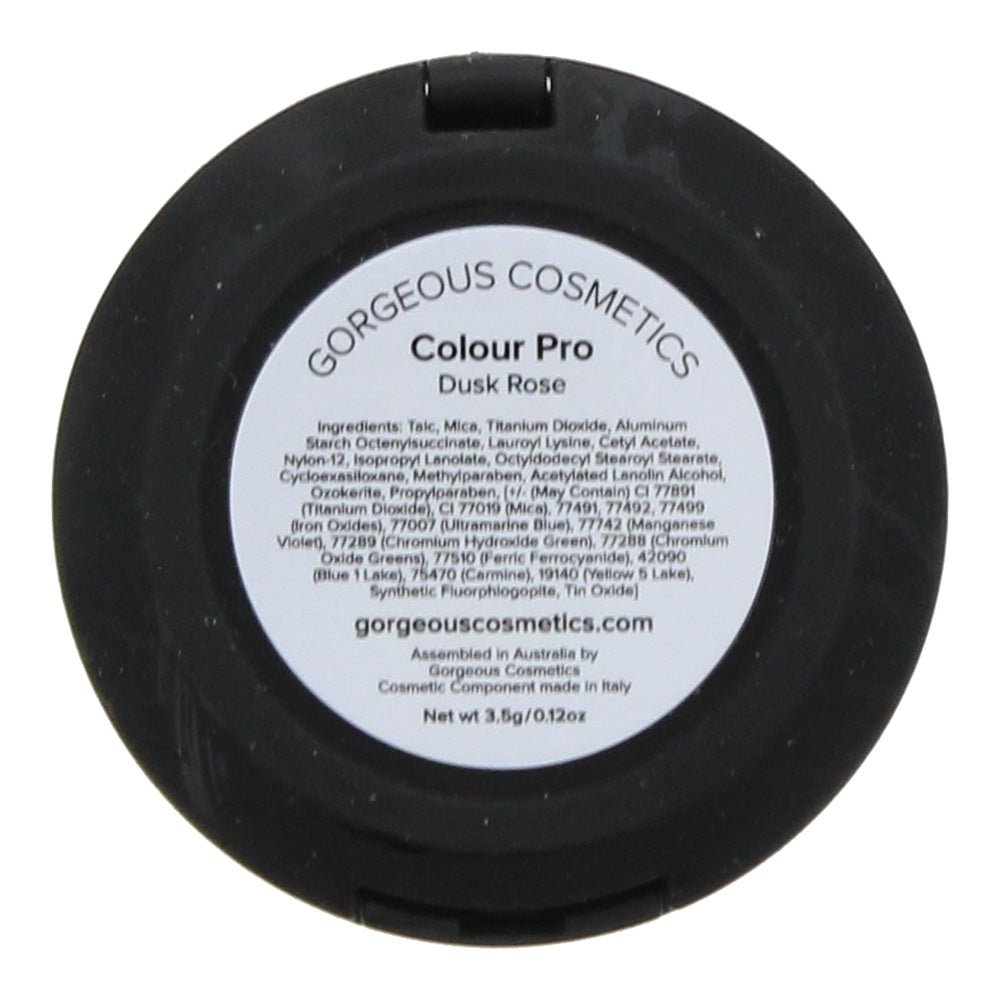 Gorgeous Cosmetics Colour Pro Dusk Rose Eyeshadow 3.5g