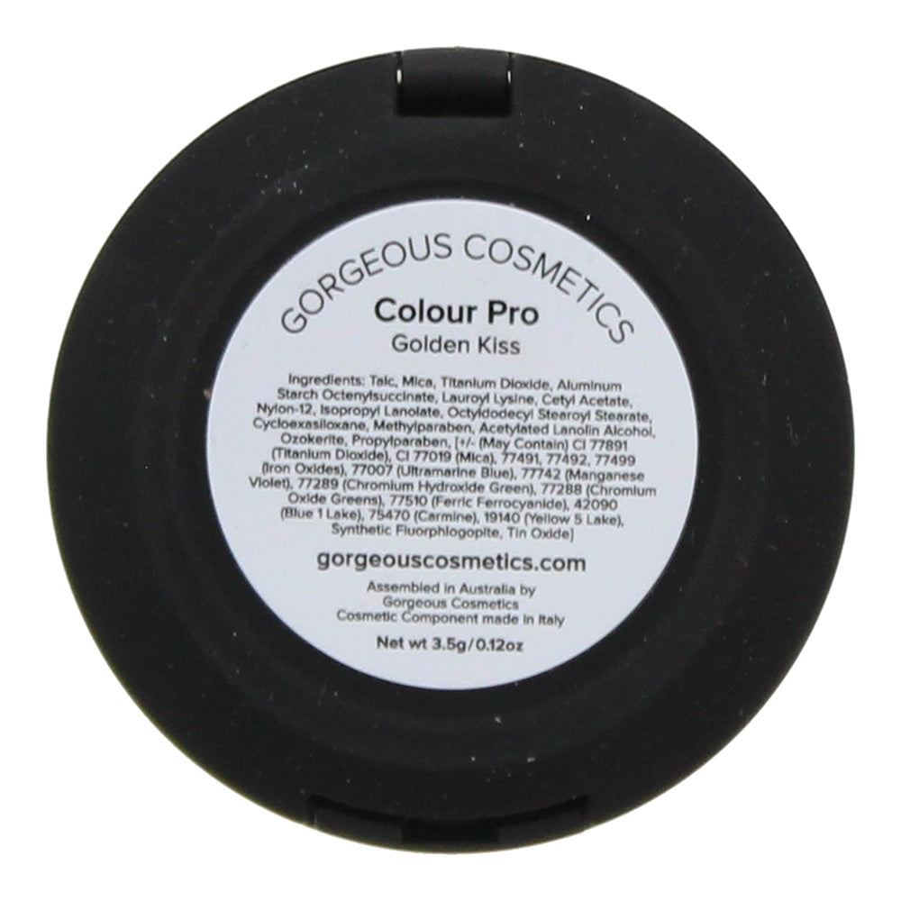Gorgeous Cosmetics Colour Pro Golden Kiss Eyeshadow 3.5g