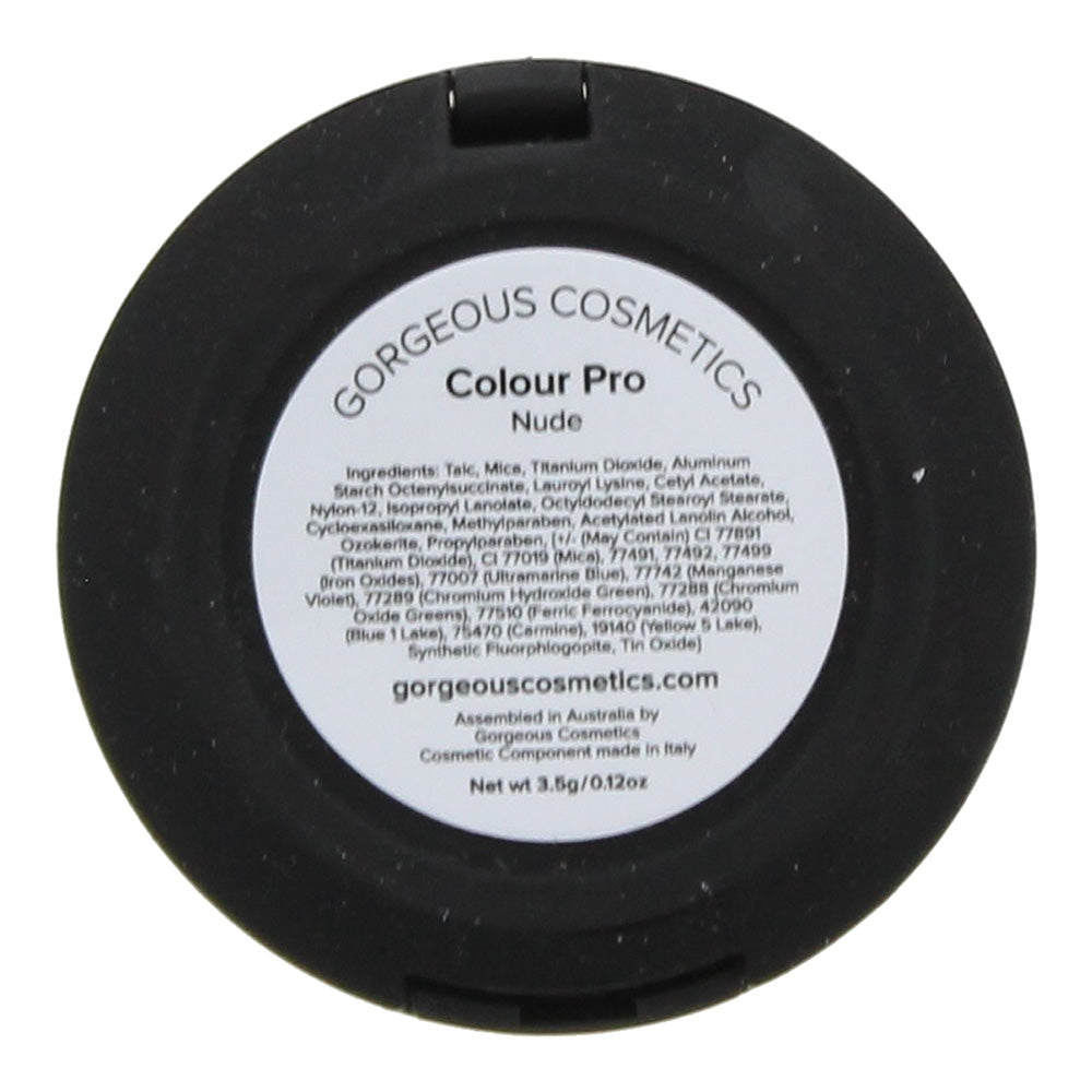 Gorgeous Cosmetics Colour Pro Nude Eyeshadow 3.5g