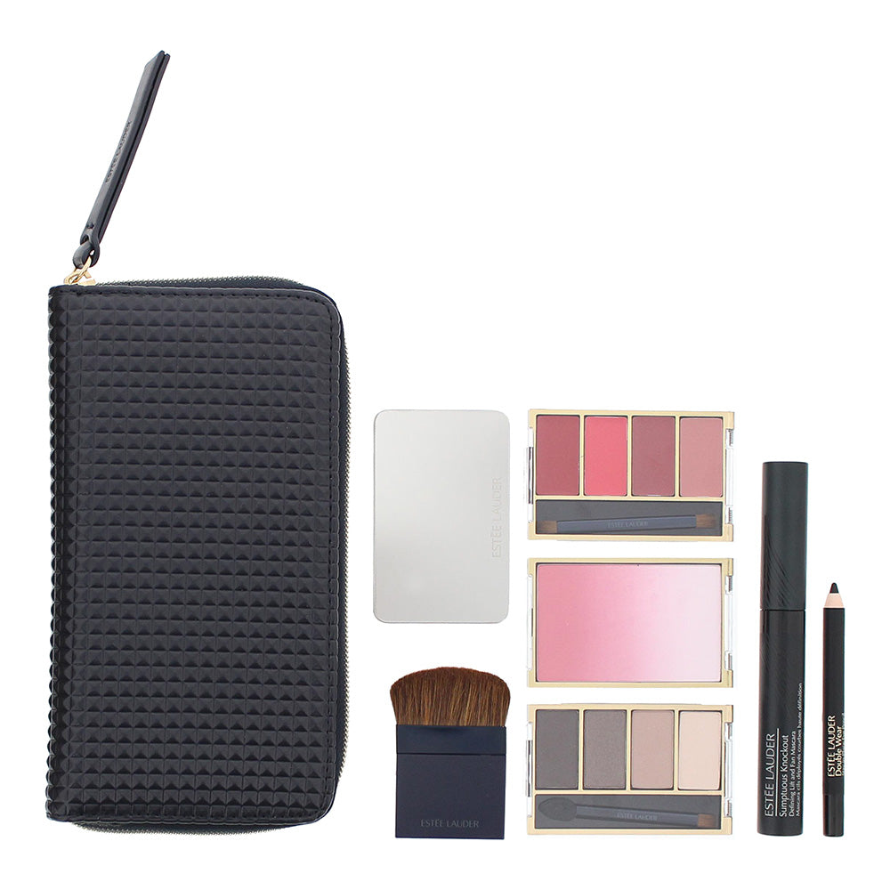 Estée Lauder 6 Piece Gift Set: Eye Shadow Palette - Lipstick Palette - Blush - E - Product
