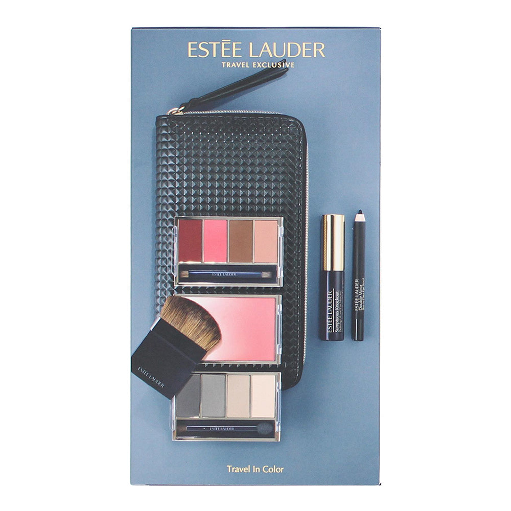 Estée Lauder 6 Piece Gift Set: Eye Shadow Palette - Lipstick Palette - Blush - E - Box