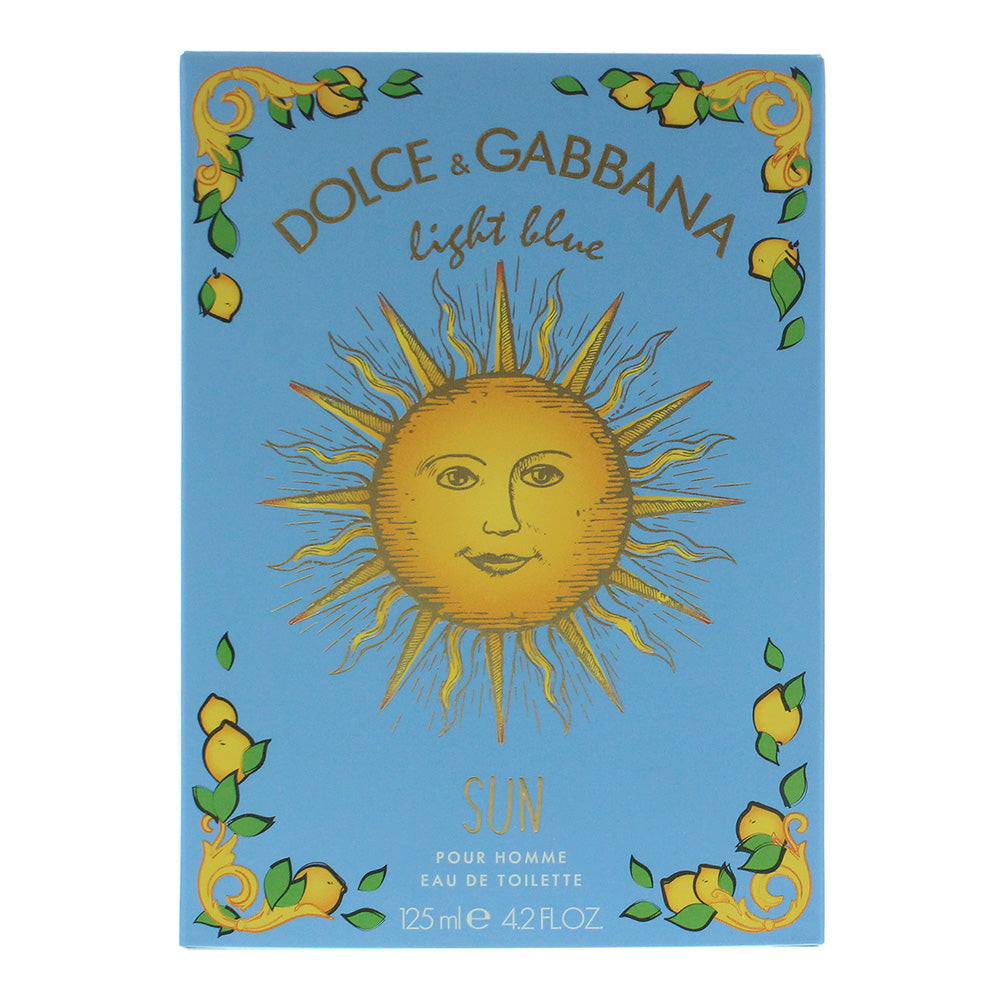 Dolce & Gabbana Light Blue Sun Pour Homme Eau de Toilette 125ml - Box