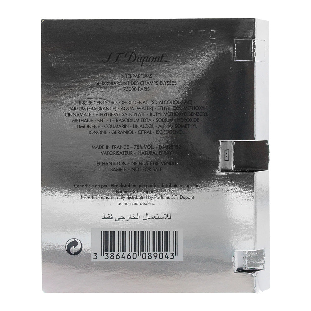 S.T. Dupont Be Exceptional Eau De Toilette 1.2ml 