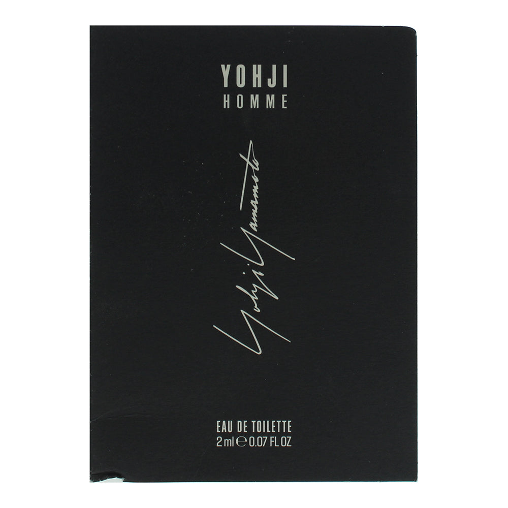Yohji Yamamoto Homme Eau de Toilette 2ml - Box
