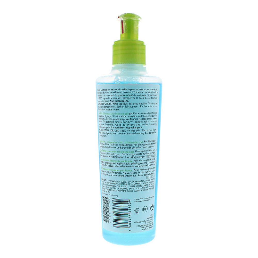 Bioderma Sebium Foaming Gel Cleanser 200ml