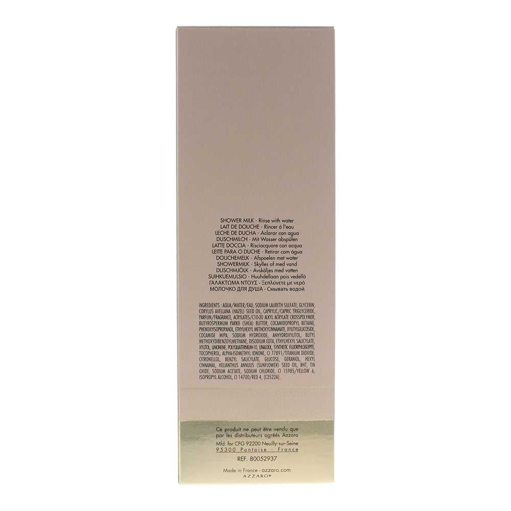 Azzaro Wanted Girl Shower Milk 200ml - Ingredients