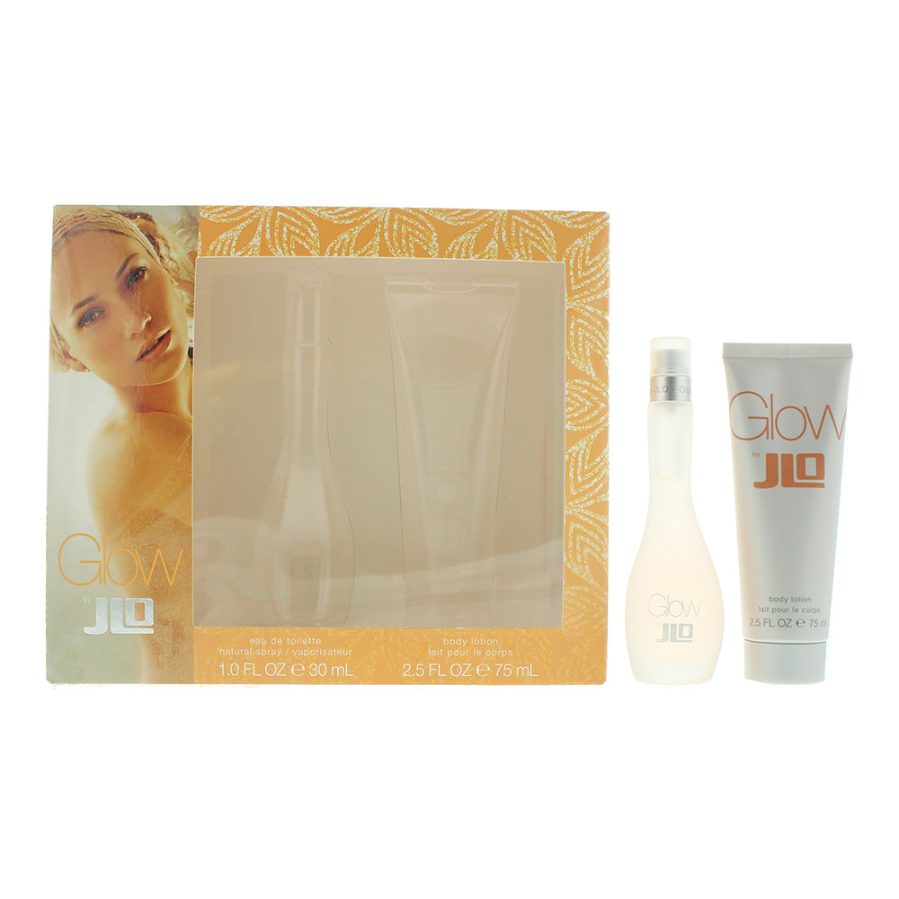 Jennifer Lopez Glow Eau de Toilette 2 Piece Gift Set: Eau de Toilette 30ml - Body Lotion 75ml