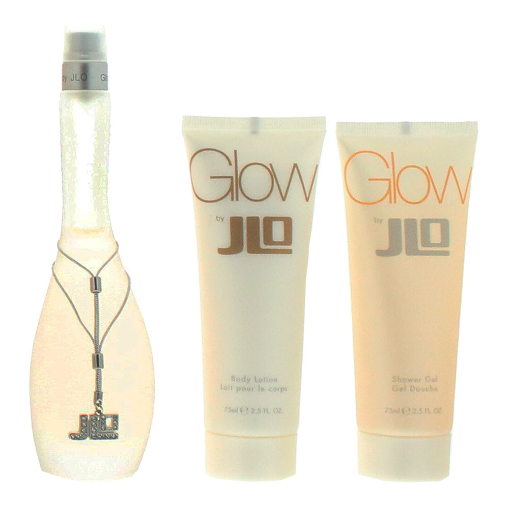 Jennifer Lopez Glow 3 Piece Gift Set: Eau de Toilette 50ml - Bod - Product