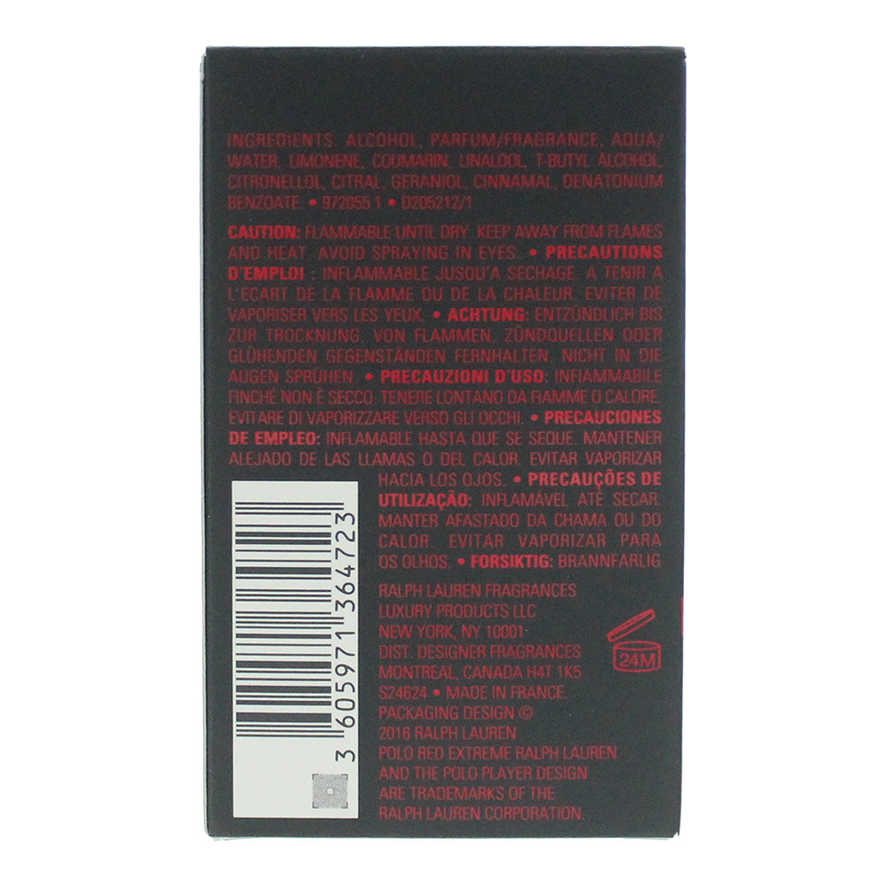 Ralph Lauren Polo Red Extreme Eau De Parfum 40ml